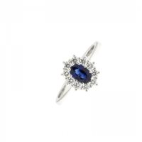 Ringe Giorgio Visconti Dame in Weißgold Zaffiro 0.52 Ct AB16960Z - AB16960Z